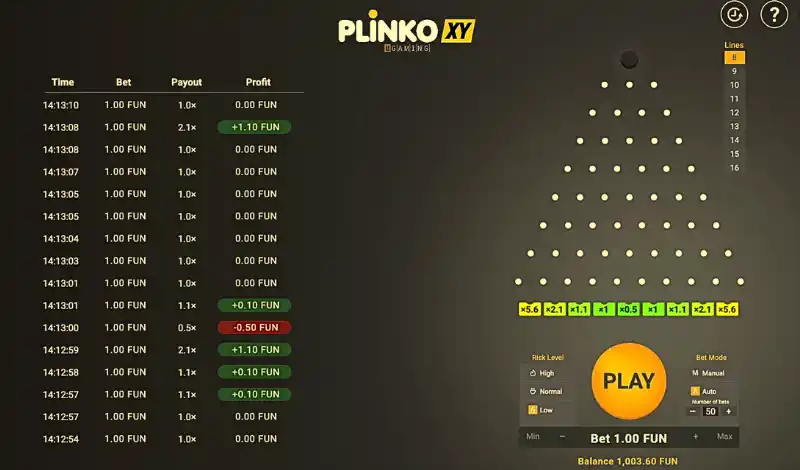 Plinko XY